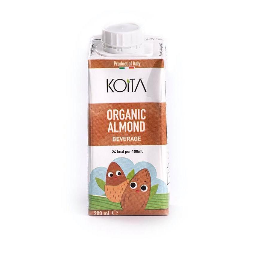 Sữa hạnh nhân hữu cơ koita (200ml) - nguyên thùng 24 hộp