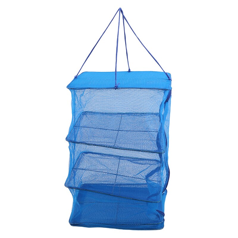 Giỏ Treo Dây Kéo Phơi cá 35x35x65 cm 4 Tầng Có Thể Xếp Gọn - Chính Hãng