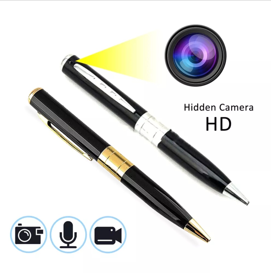 Camera Mini Hình Cây Bút Viết, Chất Lượng Sắc Nét, Hỗ Trợ Thẻ Nhớ 128GB