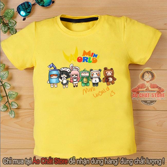 Áo thun Hero Team Mini World siêu cute | Hàng độc vải đẹp | 4 màu MC14
