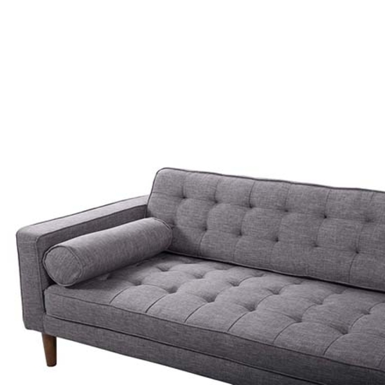 Ghế Sofa Góc L Corner But Grey Xám Nút SGF20