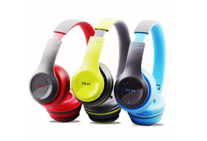 Tai Nghe Bluetooth P47 Chụp Tai có khe cắm thẻ nhớ - JL