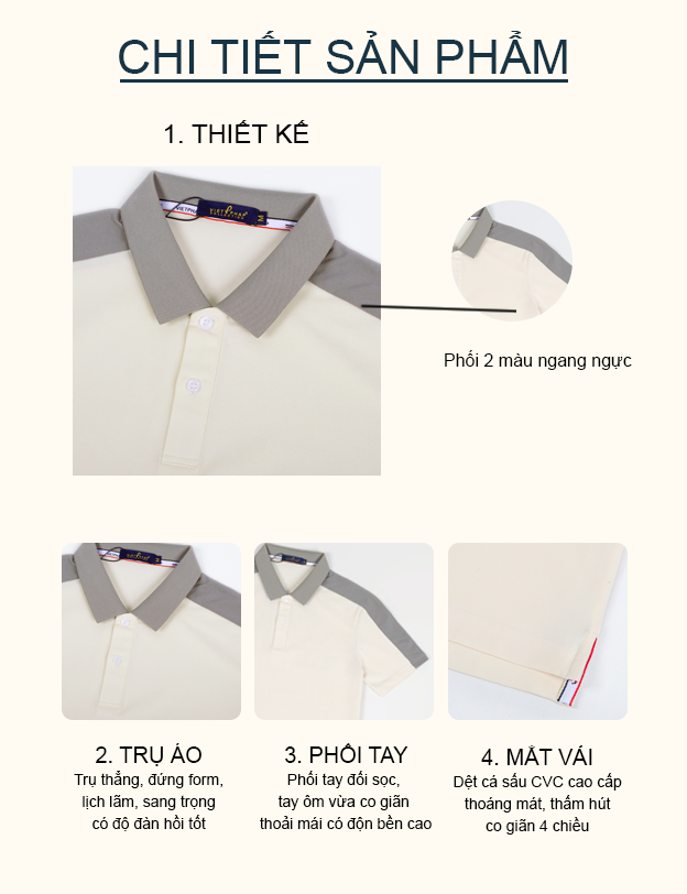 Áo Thun Polo Nam Cao Cấp VIỆT PHÁP / Form Basic - Chất liệu cotton co dãn thấm hút mồ hồi tốt 3201
