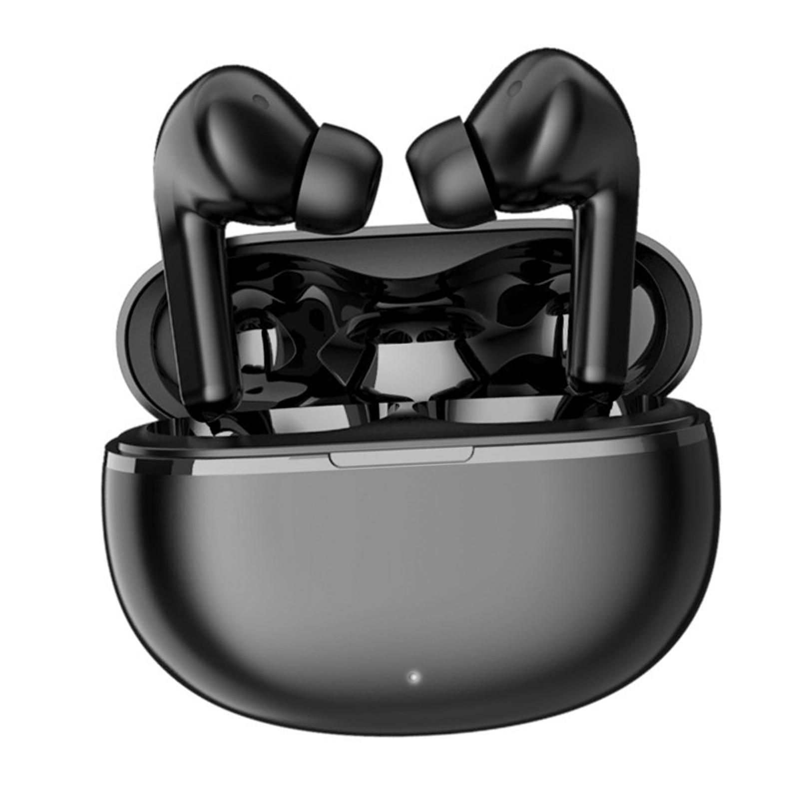 In Ear Earbuds V5.3 Earphones Comfortable Wear Hands Free  Control Sports Earphones Black Headphones for Workout Driving