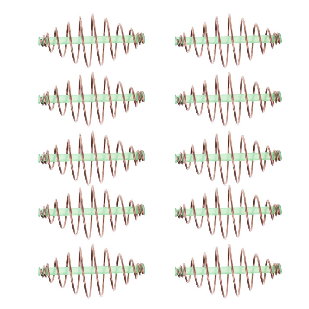 2xMetal Fishing Feeders Fishing Tackle Bait Thrower 4.5x2.2cm Coarse Bait