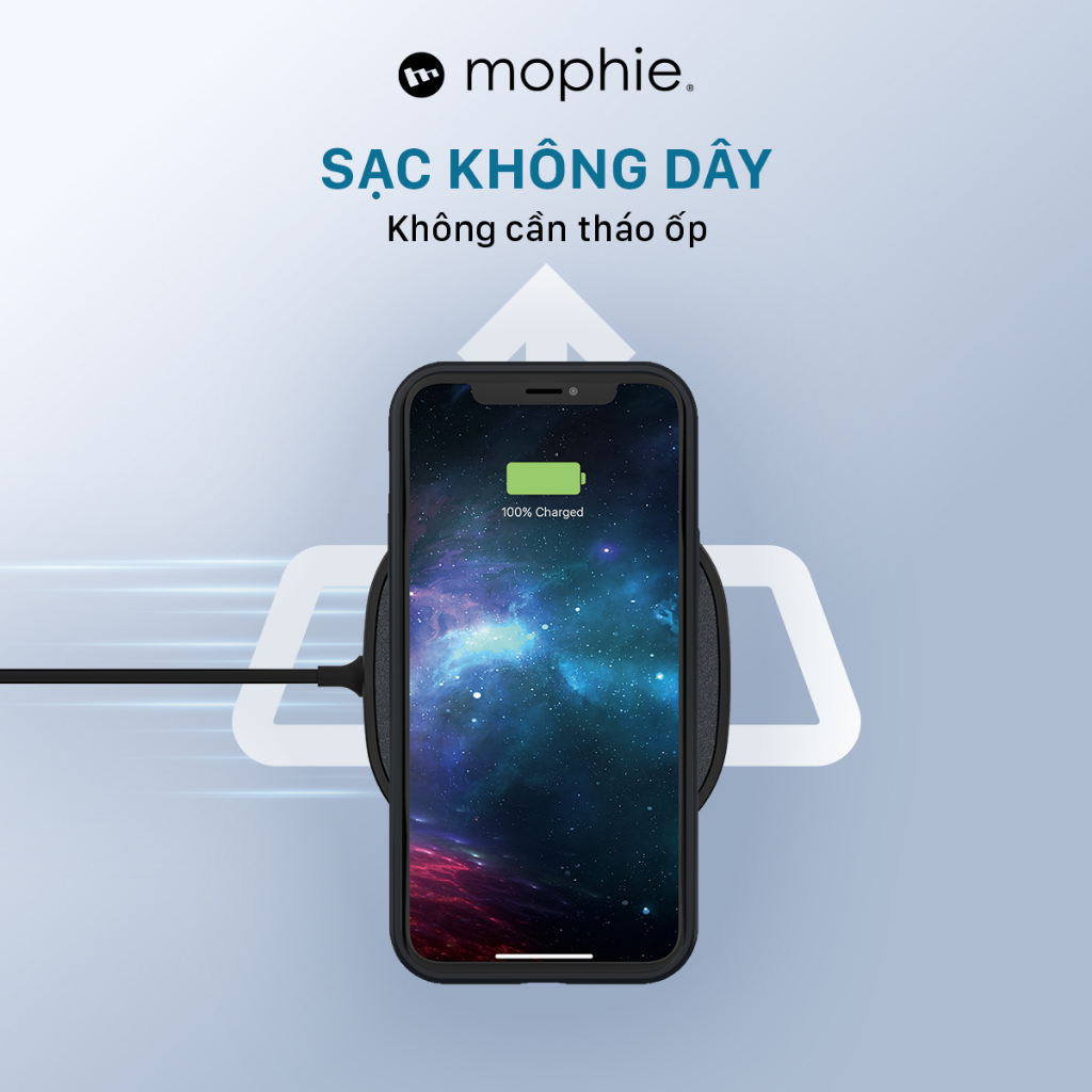 Đế sạc không dây Mophie 15W - Hàng chính hãng