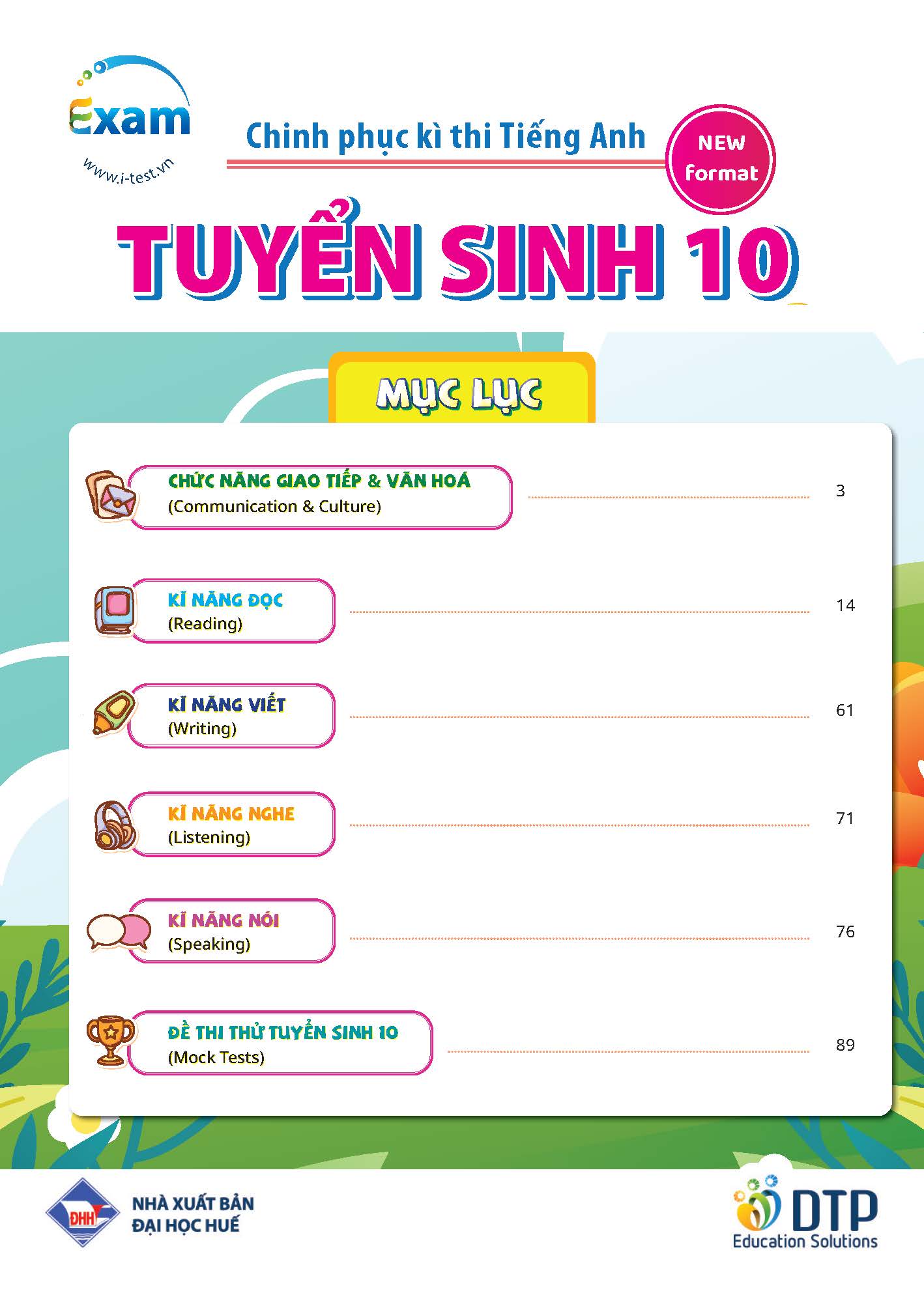 Sách - Dtpbooks - Combo sách chinh phục kì thi Tuyển sinh 10