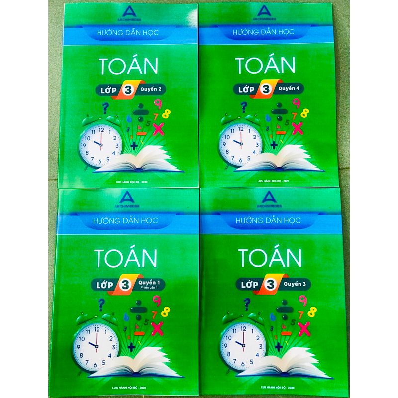 Sách - Combo 4 cuốn Hướng dẫn học tiếng việt lớp 3