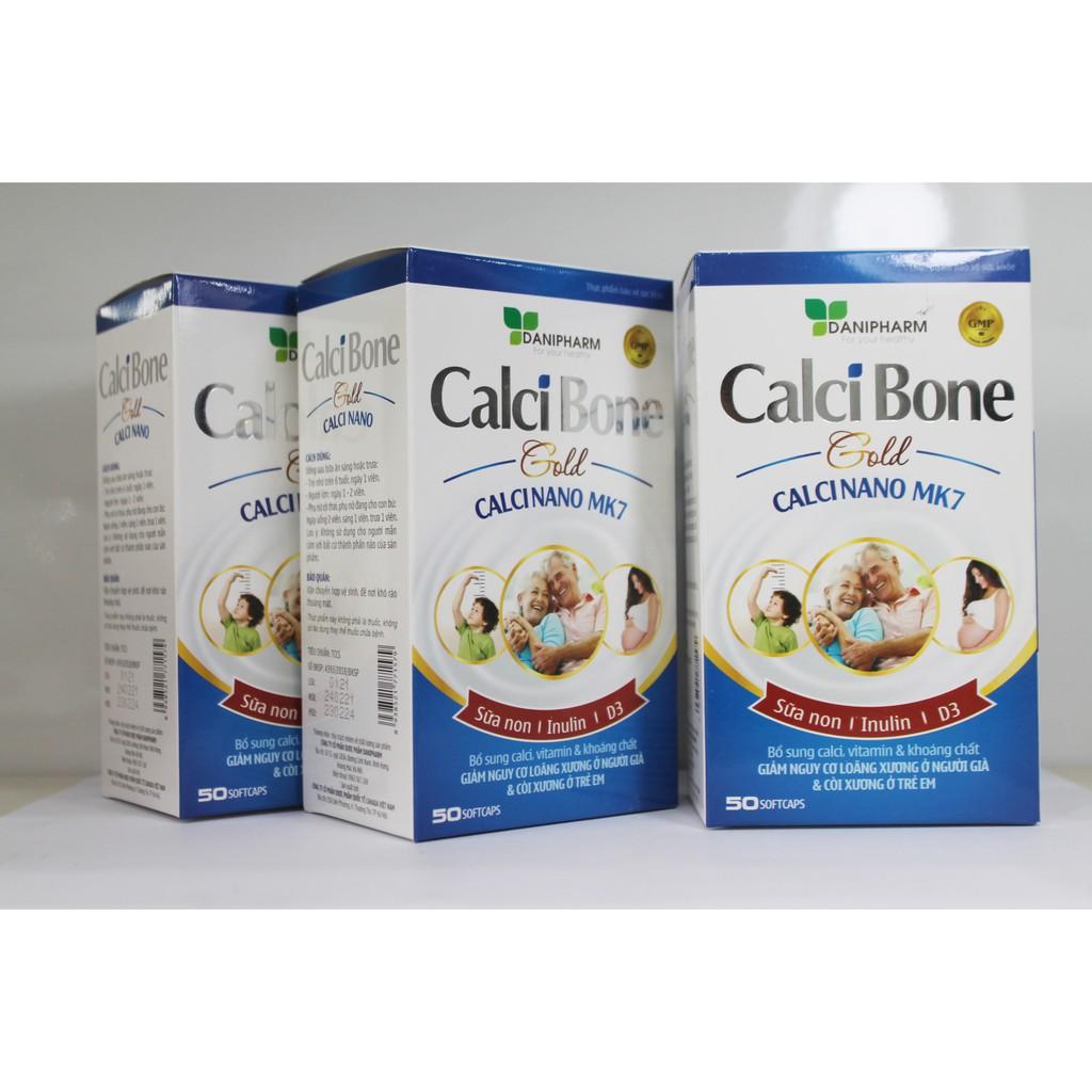 CALCI BONE GOLD - BỔ SUNG CALCI, VITAMIN & KHOÁNG CHẤT - GIẢM NGUY CƠ LOÃNG XƯƠNG VÀ CÒI XƯƠNG