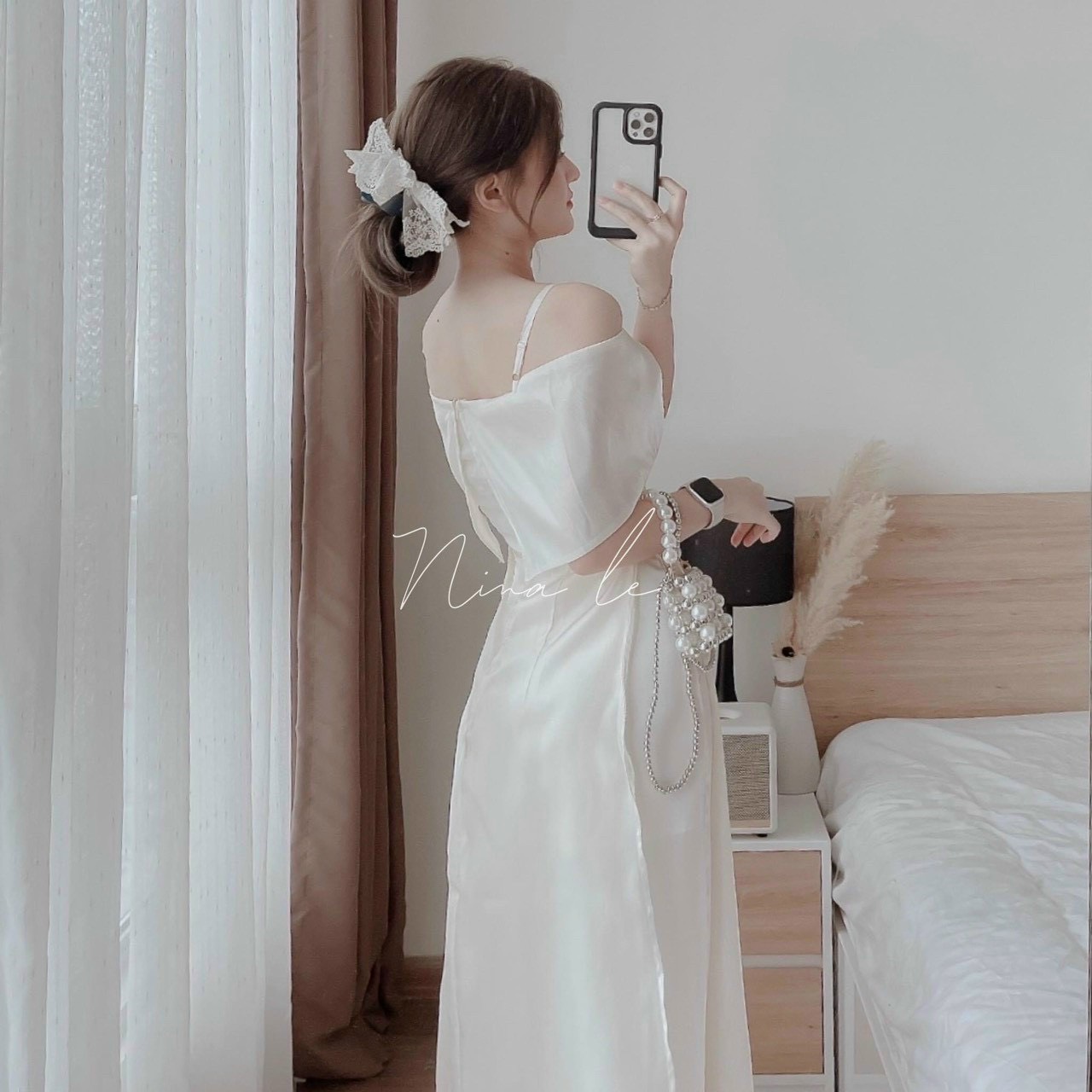 ÁO DÀI CÁCH TÂN BẸT VAI CAO CẤP( KÈM QUẦN) MÀU Y HÌNH