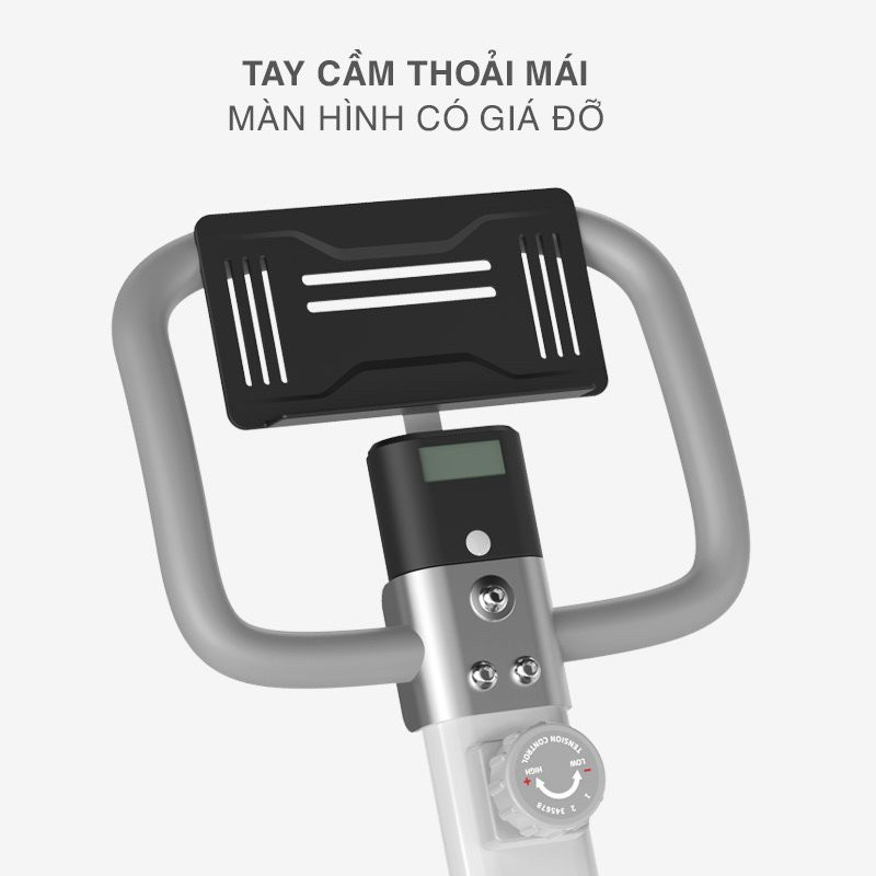 Xe Đạp Tập Thể Dục Tại Nhà Kết Hợp Tay Chân JOBUR XBIKE Hiển Thị Đầy Đủ Chỉ Số - Hàng Chính Hãng