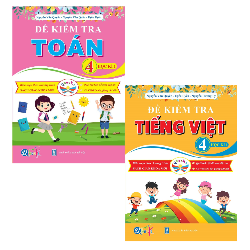 Sách Combo Đề Kiểm Tra Toán - Tiếng Việt Lớp 4 - Học Kì 1 - Cánh Diều  - Bản Quyền