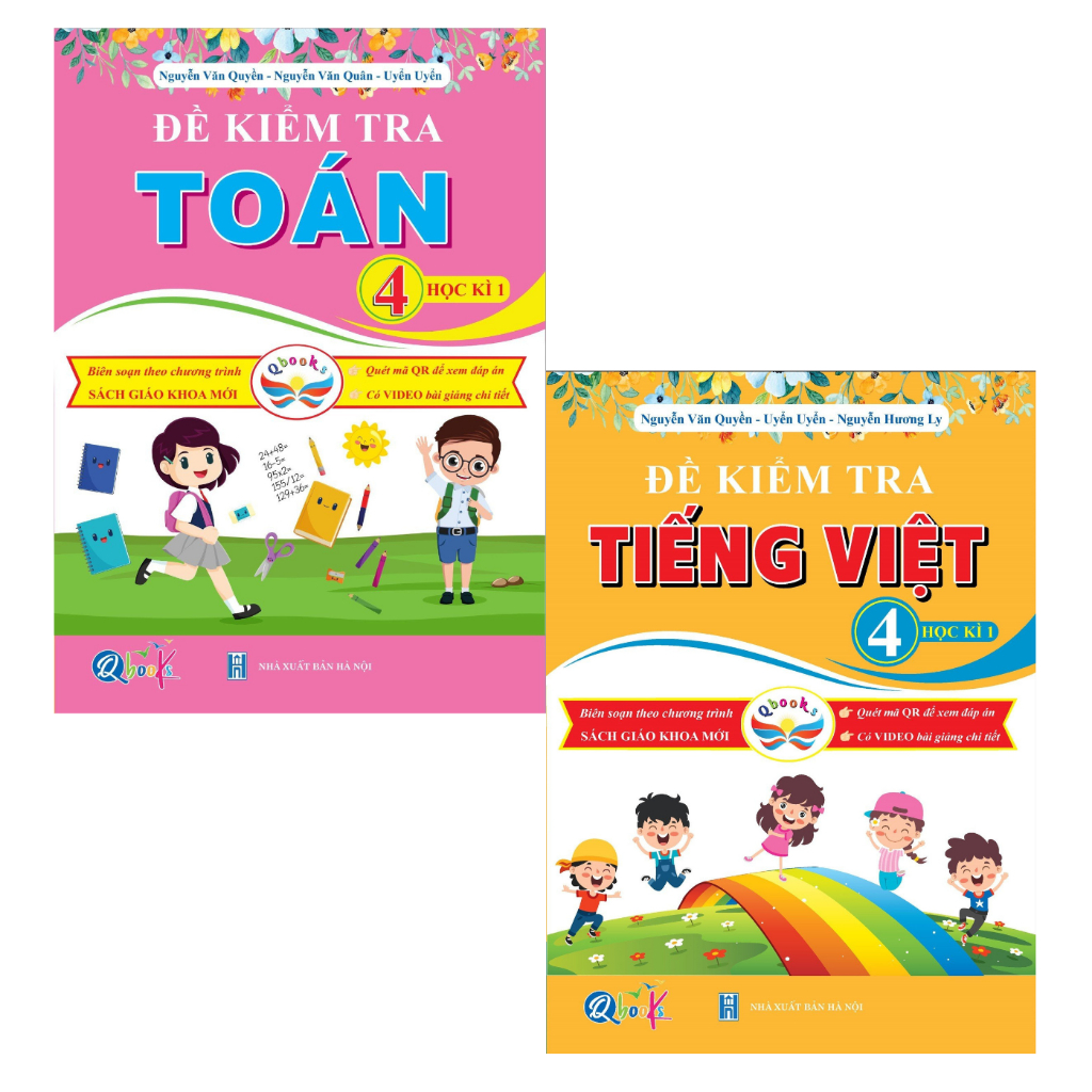 Sách Combo Đề Kiểm Tra Toán - Tiếng Việt Lớp 4 - Học Kì 1 - Cánh Diều (2 cuốn) - Bản Quyền