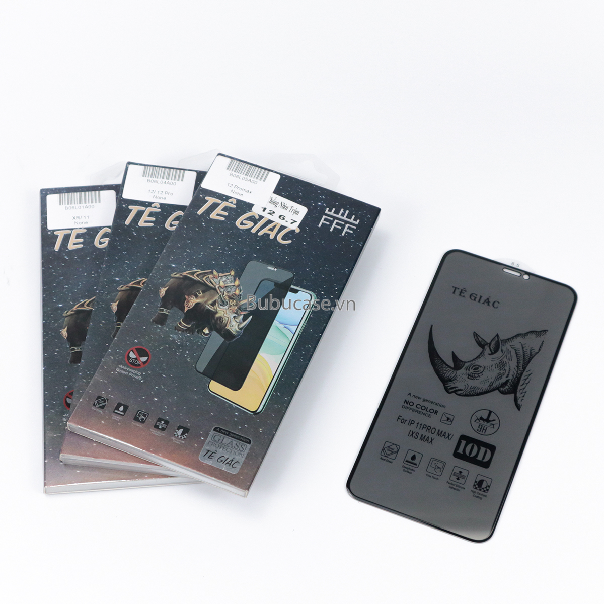 Kính Cường Lực Chống Nhìn Trộm Tê Giác Cho iPhone Full Màn Hình - Đã Có Cường Lực Cho iPhone 14 / 14 Pro / 14 Promax