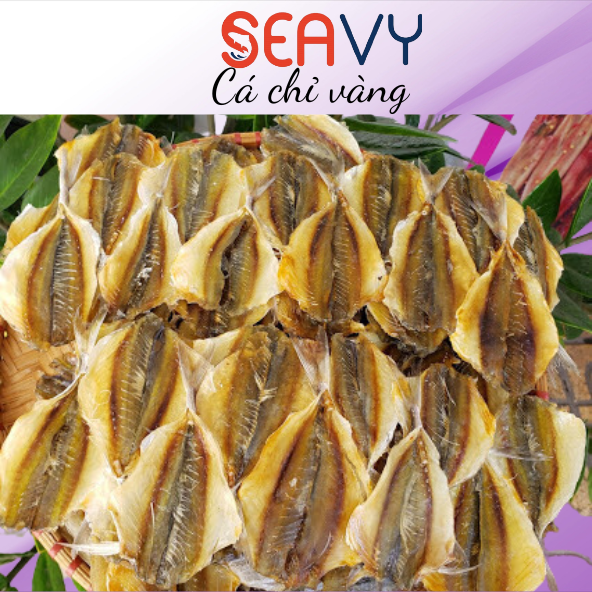 ️ Đặc Sản Nha Trang -Cá Chỉ Vàng Khô Nguyên Con, Rút Xương Mềm Ngon, Seavy Gói 500 gram