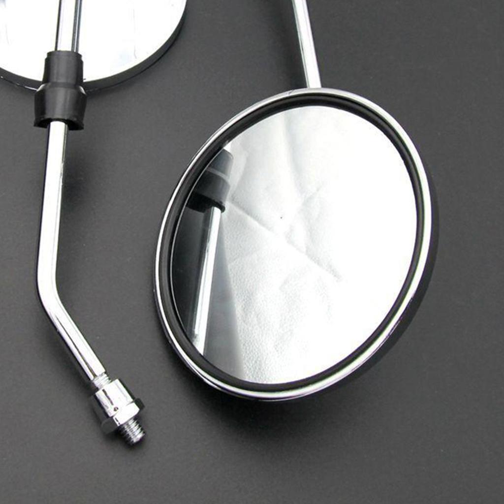 1 Pair Motorcycle Mirror Rear View Mirrors for Motorcycles Scooter 8mm