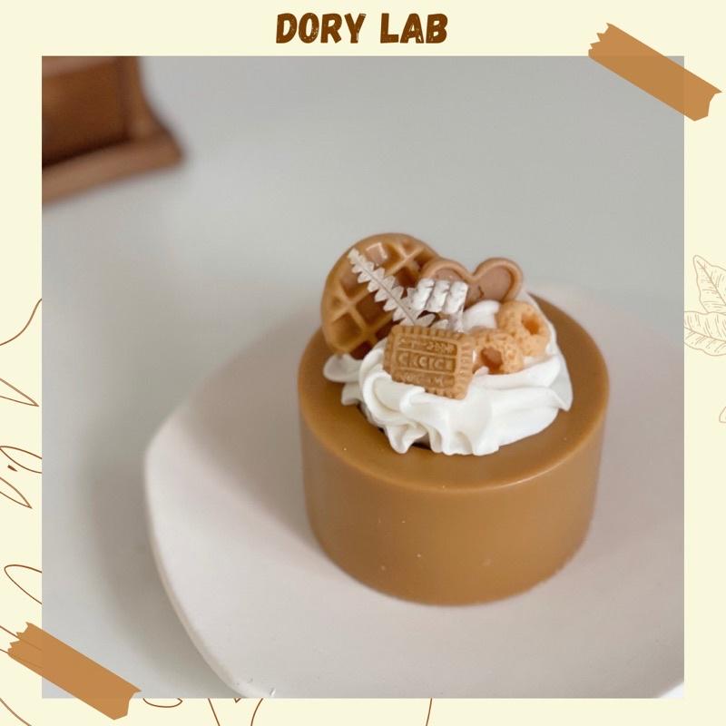 Nến Thơm Handmade Bánh Kem Màu Sắc, Phụ Kiện Decor, Quà Tặng - Dory Lab