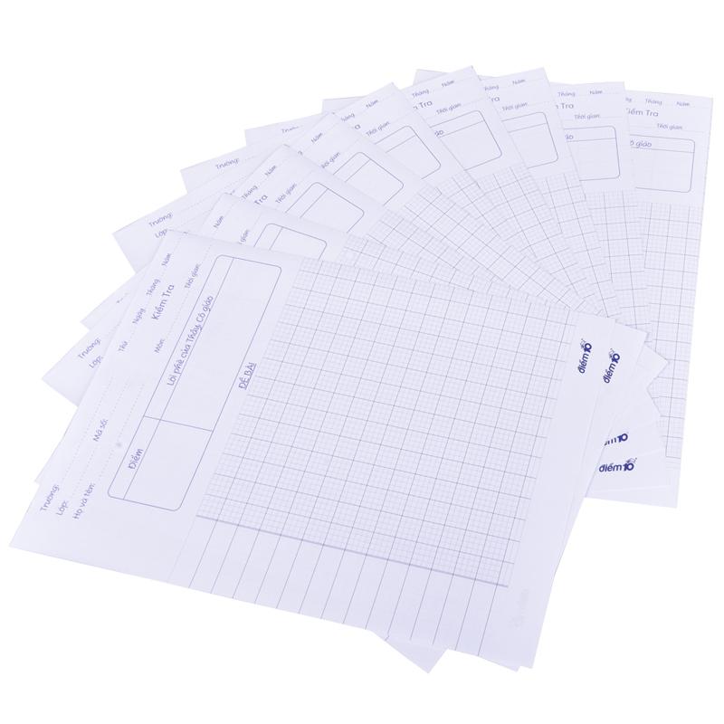 Giấy Kiểm Tra Thiên Long TP-GKT01 (4 Ôly Vuông)