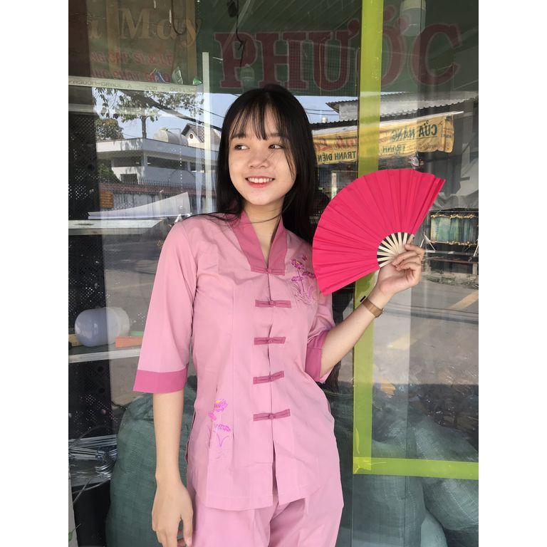 Đồ Lam Đi Chùa Mẫu La Hán Phối
