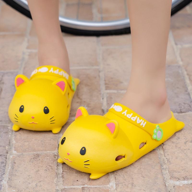 DÉP MÈO dễ thương HOT TIKTOK dành cho người lớn và trẻ em [H63] mẫu 2022 size từ 36 đến 41 LUCKY SHOES VN - Dép nữ nhà tắm