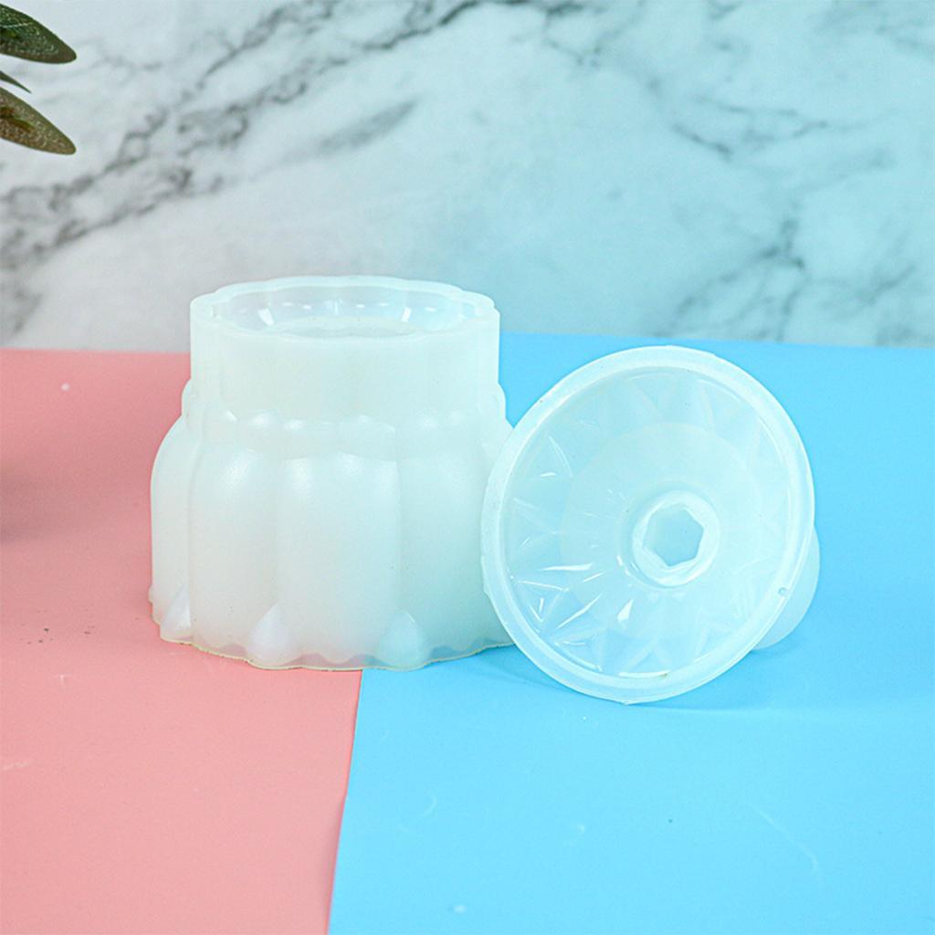 Silicone   Mould Resin Jewelry Trinket Holder Box Ornament