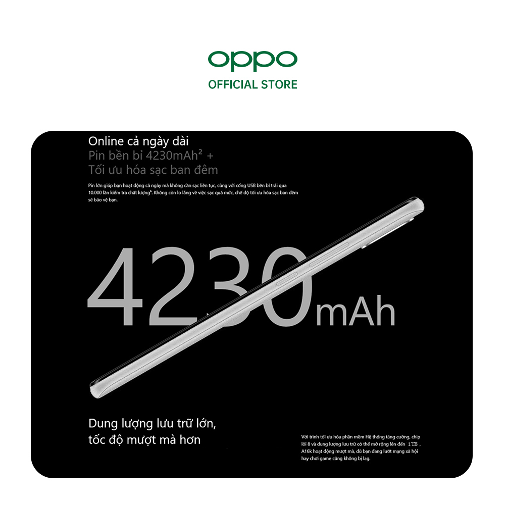 Điện Thoại Oppo A16k 4GB/64GB - Hàng Chính Hãng