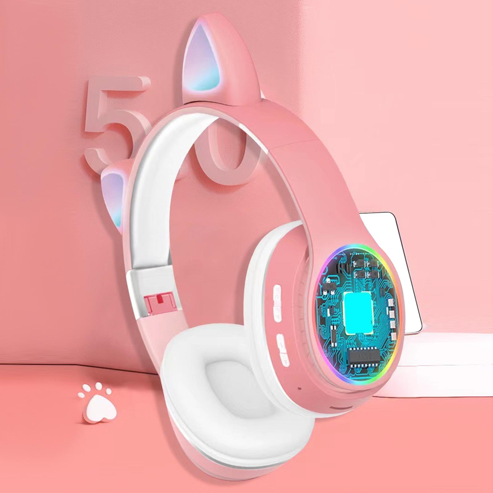 Over-Ear Headphones Foldable Soft Earmuffs High Sensitivity Sports