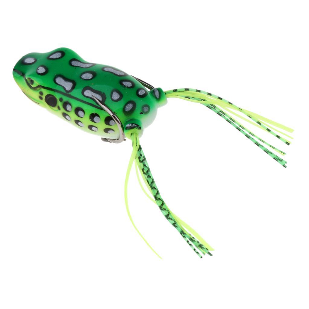 5.5cm Lifelike Topwater Frog Fishing Lure Hook Bait