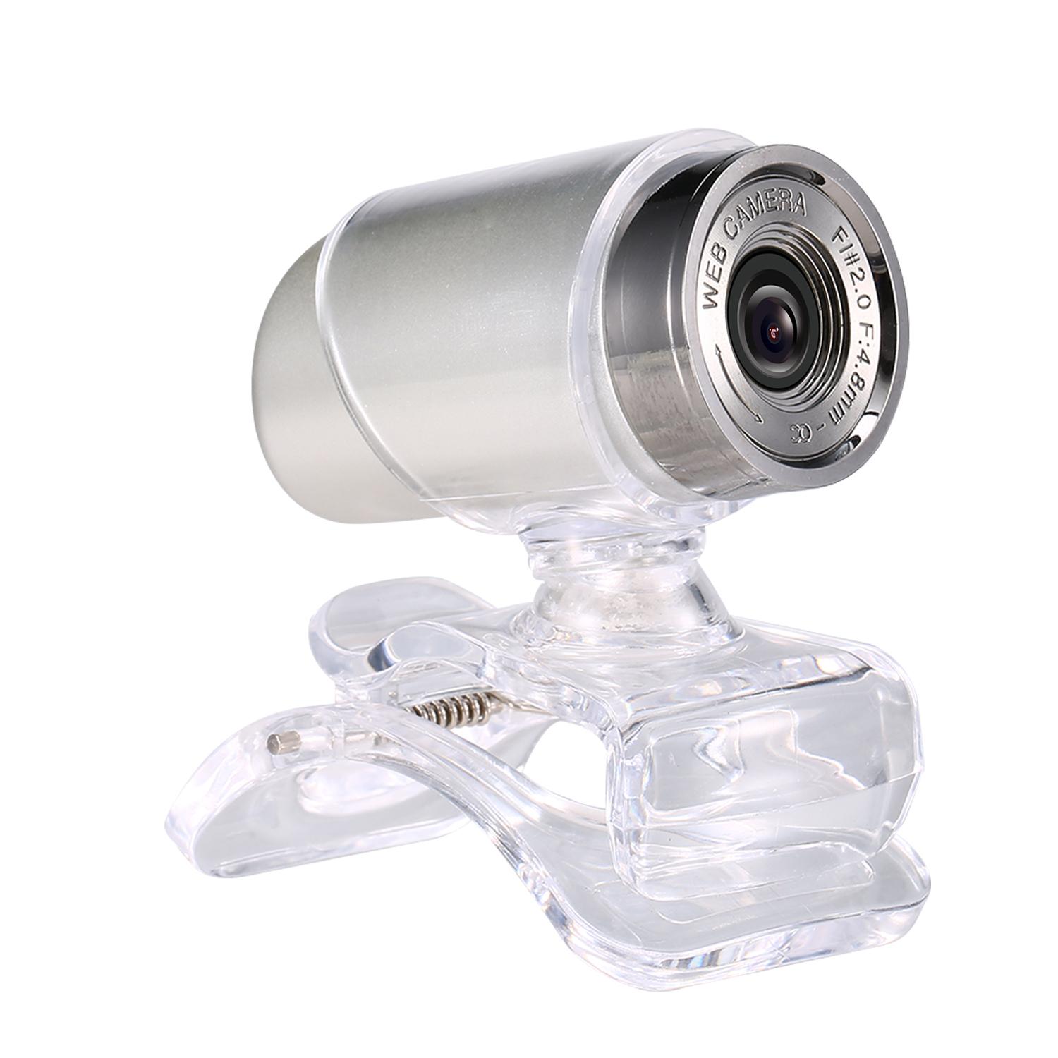 Webcam 480P có thể xoay 360 độ cho máy tính, PC dùng cho hội họp, livestream.