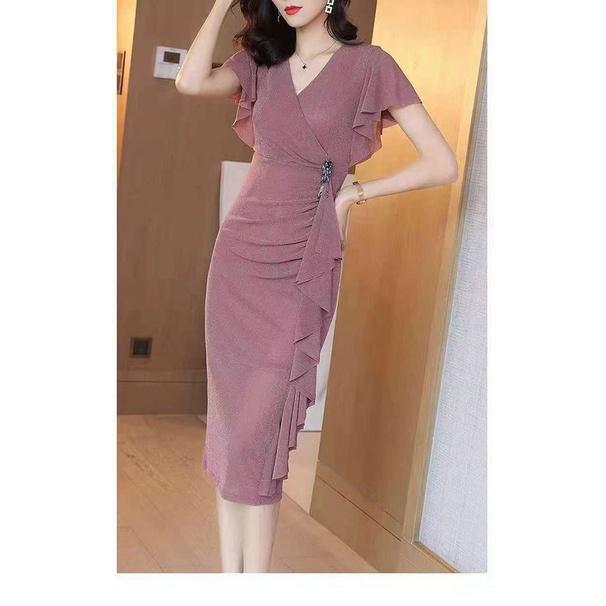 ĐẦM BODY PHỐI BÈO KÈM PHỤ KIỆN CAO CẤP