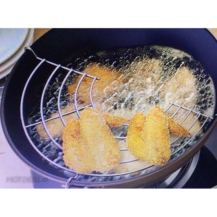 Vỉ gác chảo rán inox