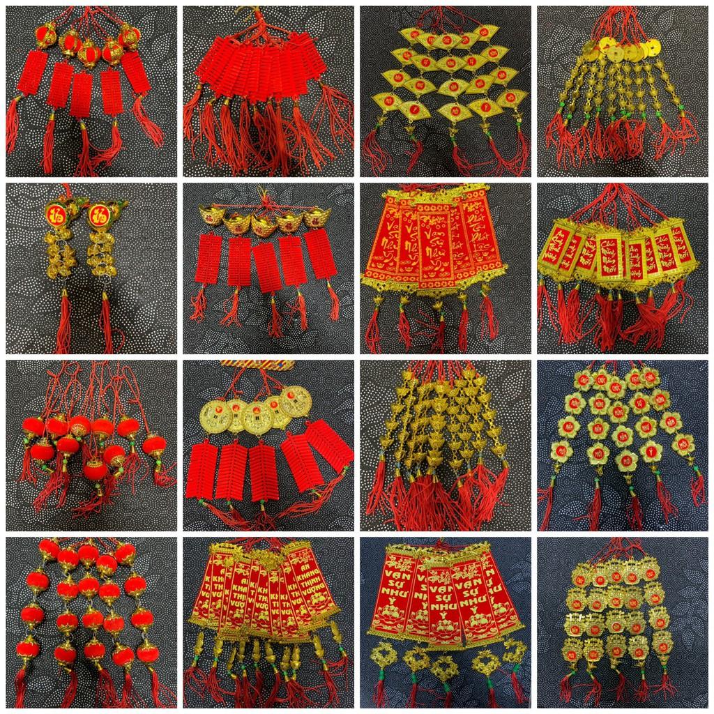 Dây treo, liễn treo trang trí tết cổ truyền, nhiều mẫu hàng đẹp sắc nét