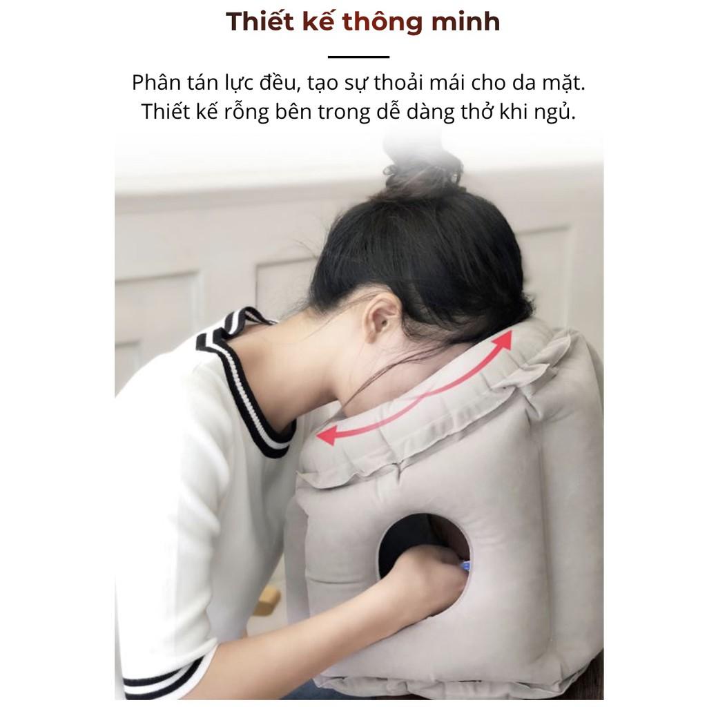 GỐI NGỦ BƠM HƠI ÚP MẶT CHO VĂN PHÒNG DU LỊCH TIỆN LỢI THẾ HỆ MỚI