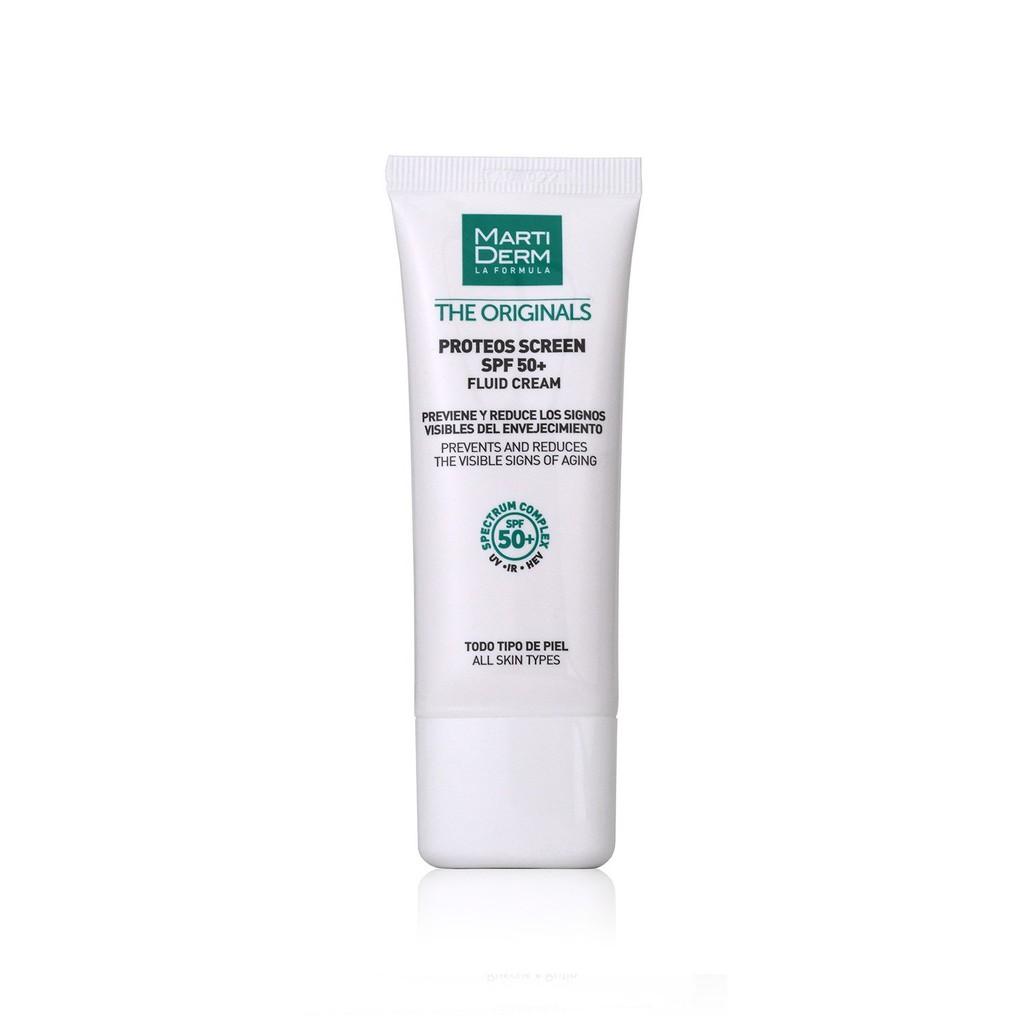 Kem Chống Nắng Phổ Rộng Toàn Diện Ngừa Lão Hóa, Phòng Chống Nám Quay Lại - MartiDerm The Originals Proteos Screen SPF50+ 40ml