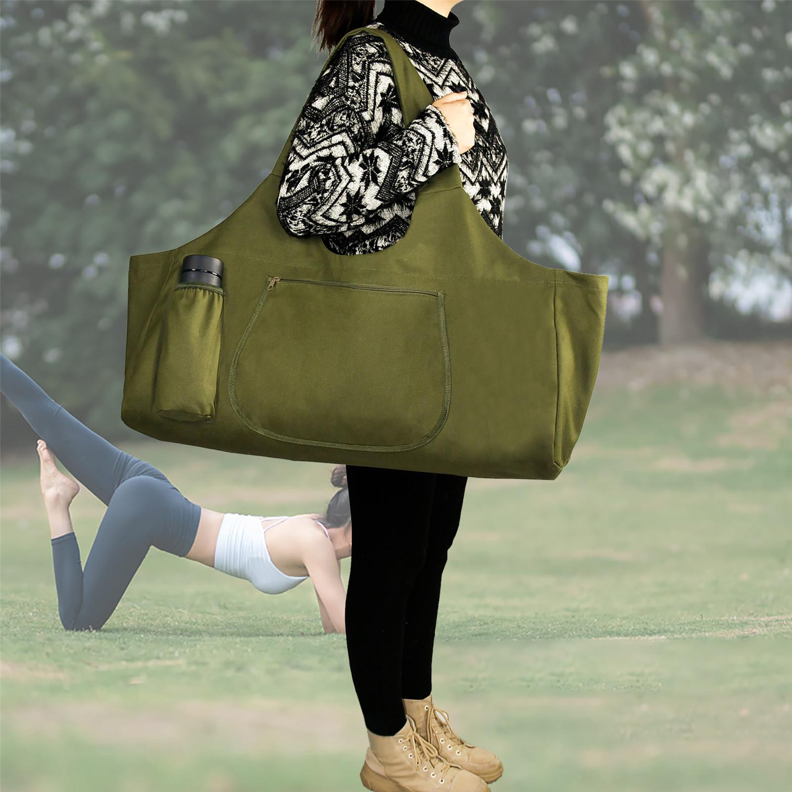 Túi đựng thảm tập yoga cỡ lớn DUFFEL sức chứa cao,chất liệu canvas cao cấp, chắc chắn với đường chỉ may gọn gàng