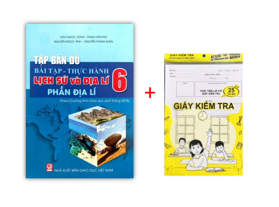 Sách - Tập bản đồ - Bài tập- Thực hành, Lịch sử và Địa lí, Phần địa lí 6