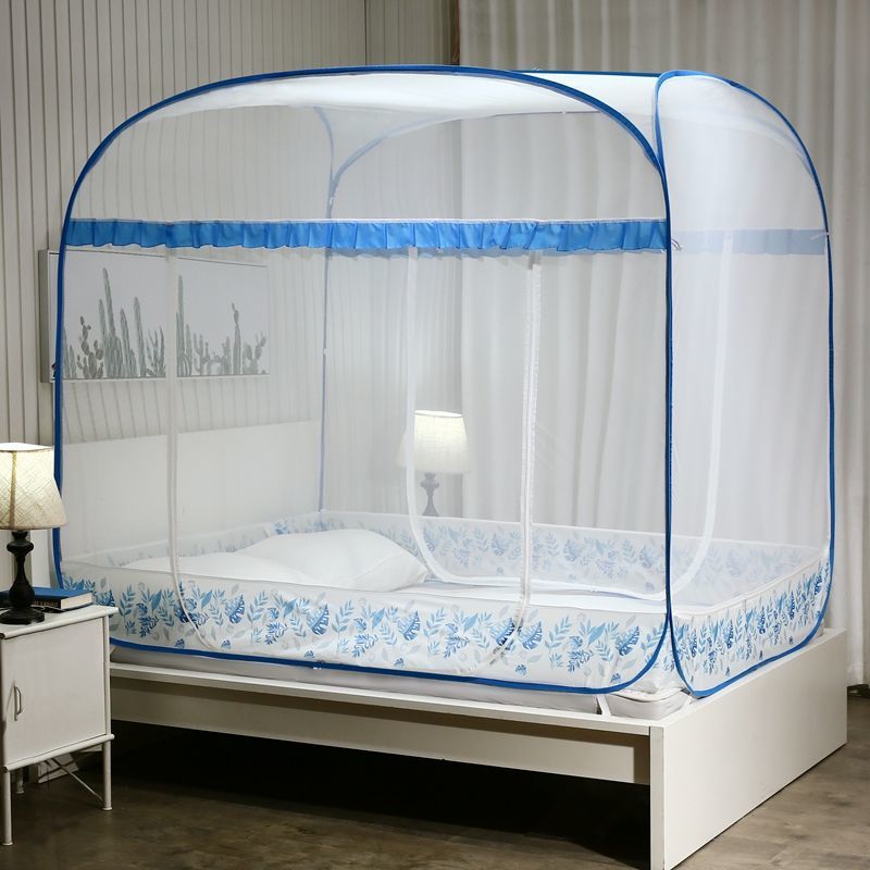 Màn chụp, mùng chụp đỉnh vuông chân viền cao cấp Một Cửa, có thể gấp gọn, dễ dịch chuyển, mang đi hay cất giữ - Hàng chính hãng