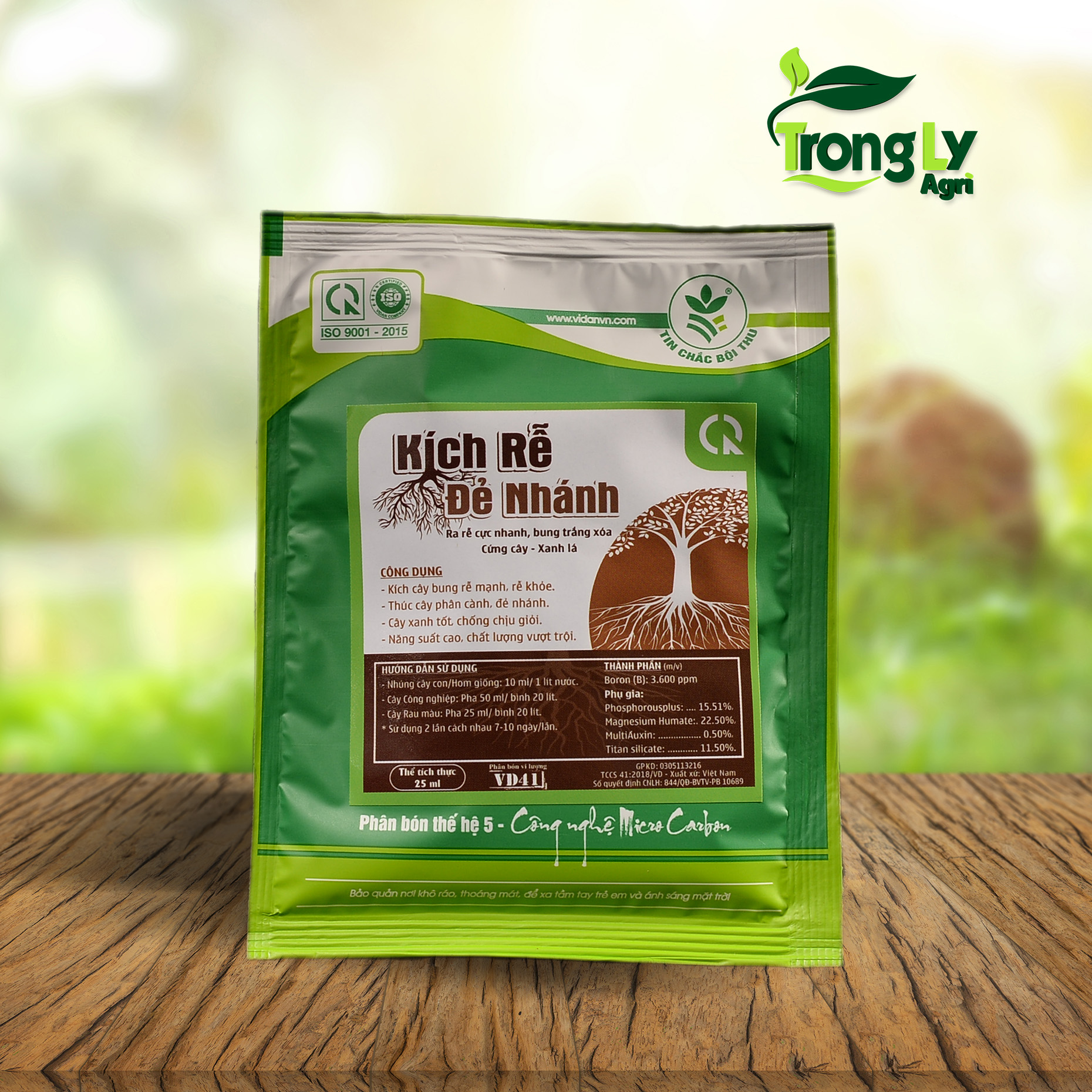 KÍCH RỄ-ĐẺ NHÁNH - KÍCH RỄ CÁM TRẮNG XÓA CHỈ SAU 1 LẦN PHUN (Gói 25ml)