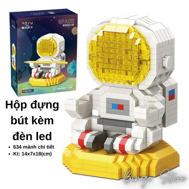 MÔ HÌNH LẮP RÁP PHI HÀNH GIA KÈM ĐÈN LED 634 CHI TIẾT