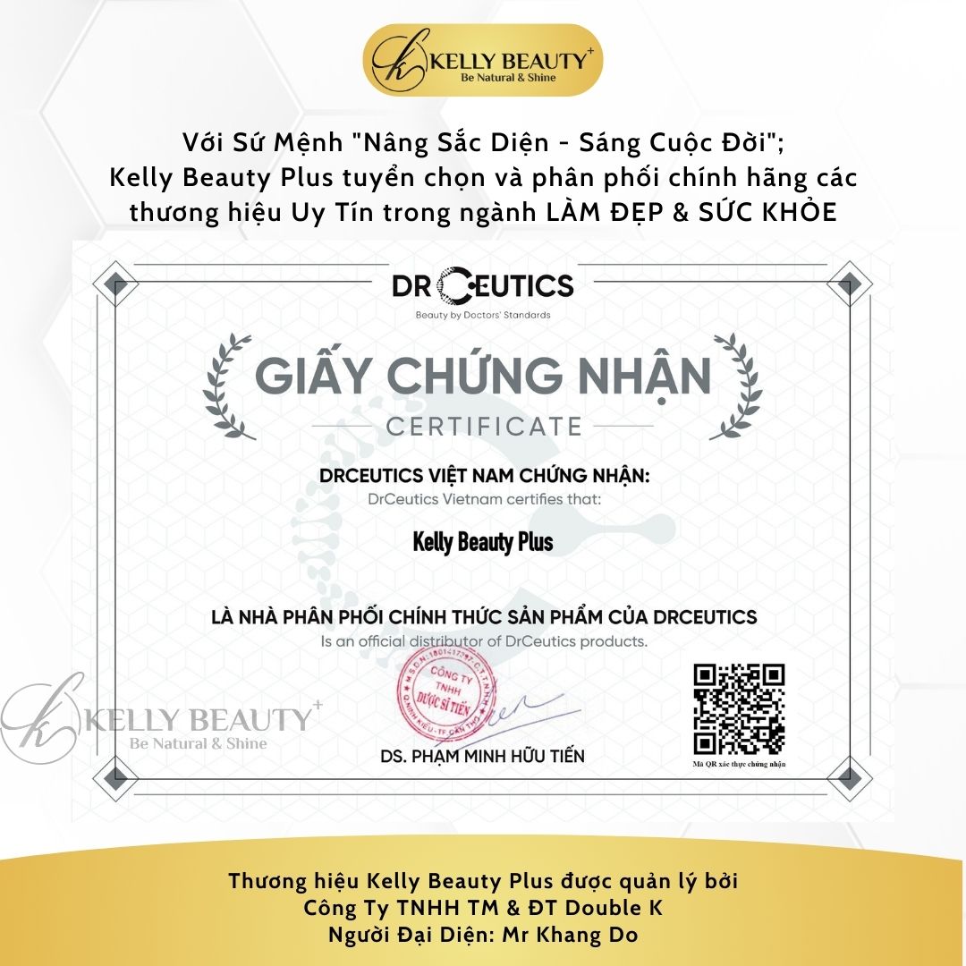 DrCeutics ALCOHOLIC BHA 2% Therapy NỀN CỒN- Giảm Mụn, Loại Bỏ Da Chết, Dầu Thừa; Se Lỗ Chân Lông | Kelly Beauty