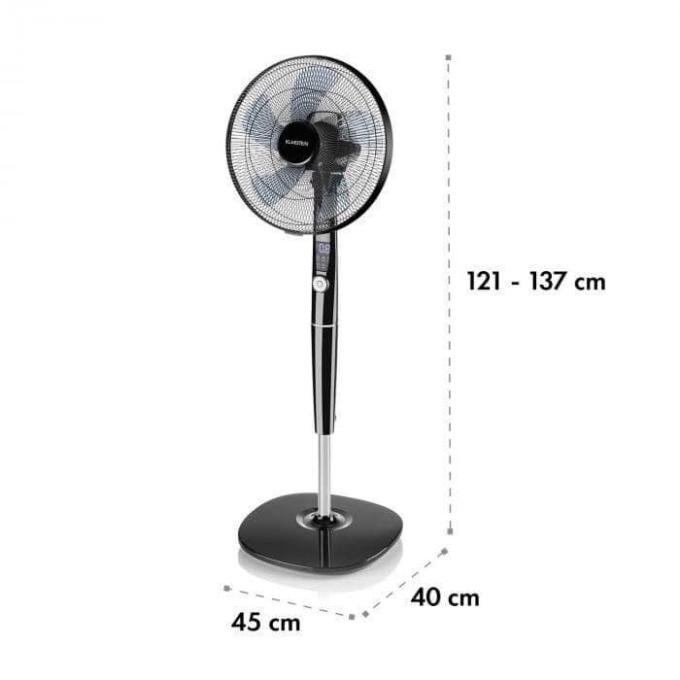 Quạt Cây 5 Cánh Klarstein Silent Storm Stand, Công Suất 35W, Độ Ồn Thấp, Nhập Đức, BH 12 Tháng