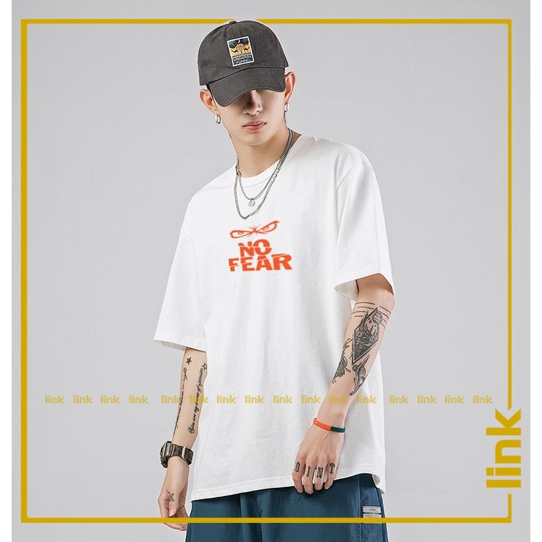 Áo tay lỡ NO FEAR chữ kiểu dáng rộng unisex