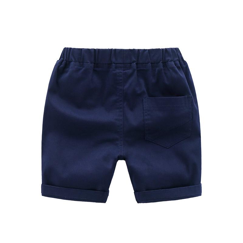 Quần short kaki bé trai Easy Baby, quần đùi kaki cá tính cho bé từ 12-22kg