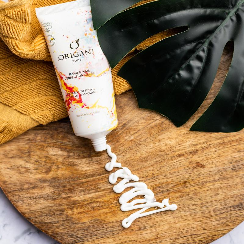 Kem dưỡng móng và da tay Thuần Chay Origani xuất xứ từ Úc - Body Hand & Nail Perfection Cream - cung cấp dưỡng chất và độ ẩm cho da và móng