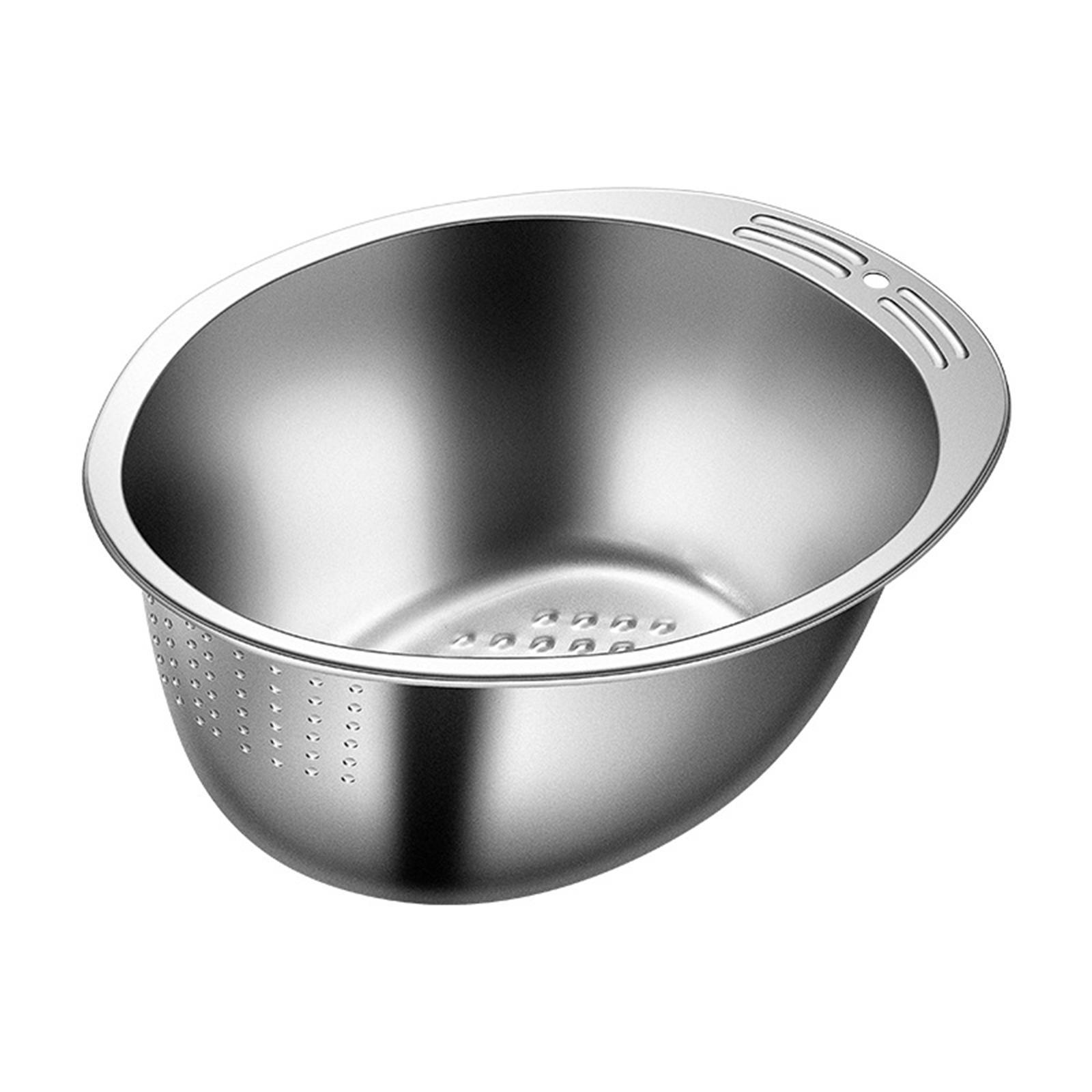Kitchen Colander Strainer, Rice Strainer Basket , Food Cleaning Strainer