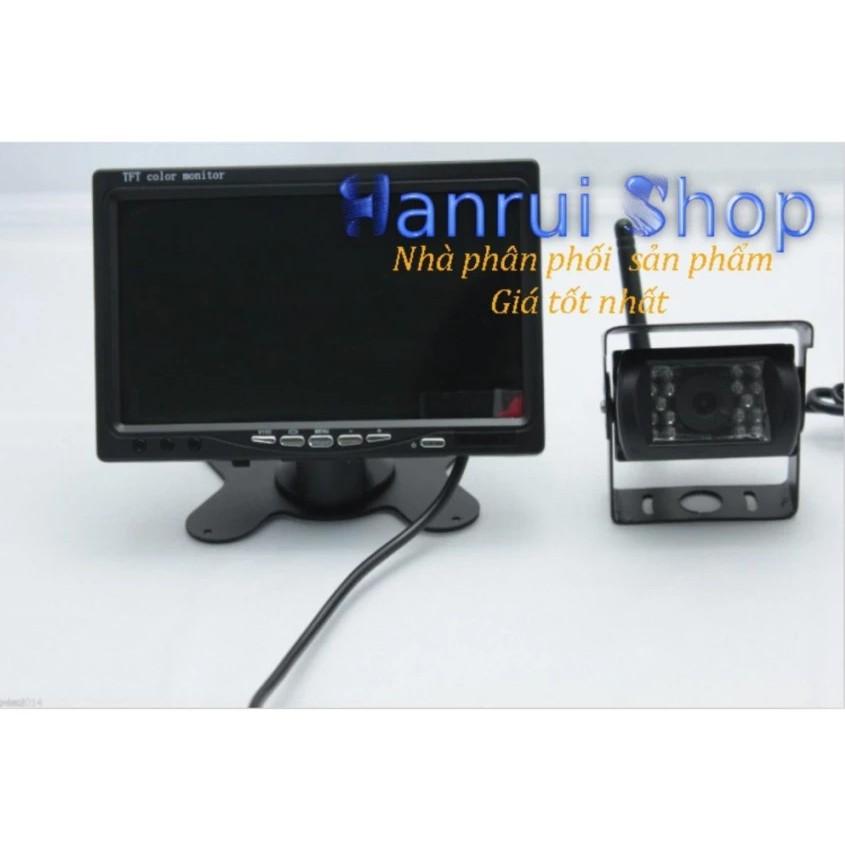 Camera màn hình lùi hồng ngoại kết nối không dây HD 7 inch - hàng cao cấp - ShopToro - AsiaMart