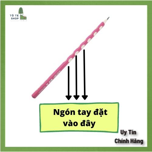 Bút chì 2B - Hộp bút chì thông minh định vị tay cầm - 1 hộp gồm 12 bút tặng kèm gọt