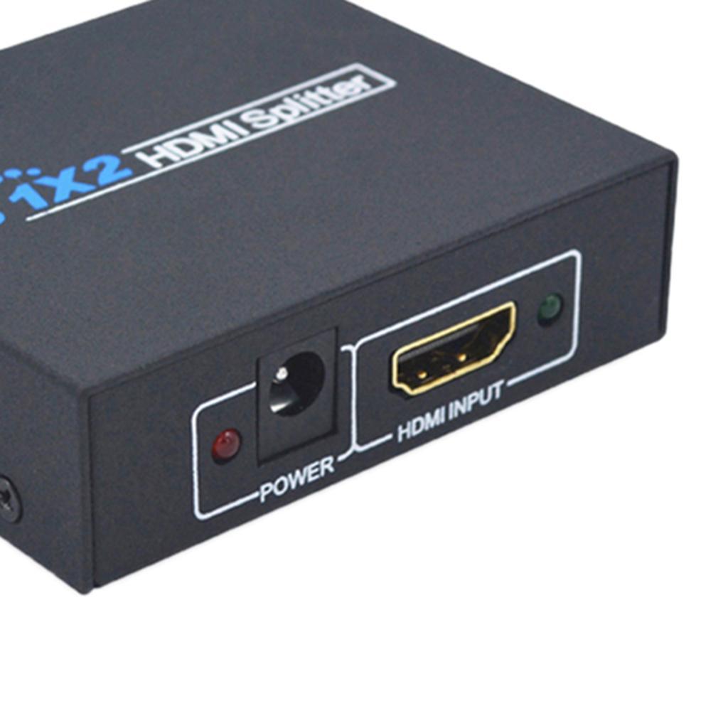 High Definition HDMI Splitter 1x2 1080P Video Switch for TV Computer DVD