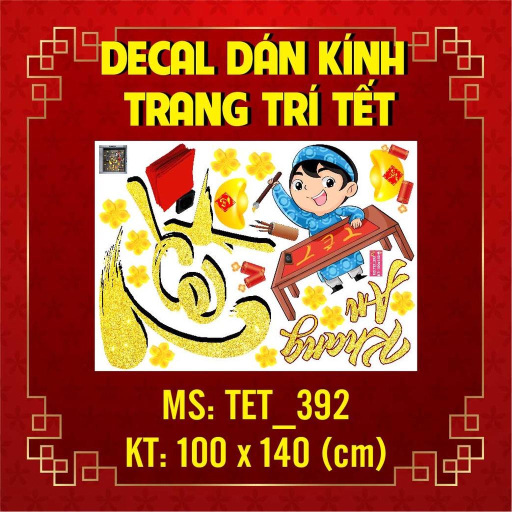 DECAL TRANG TRÍ TẾT 2023 COMBO SỐ 21