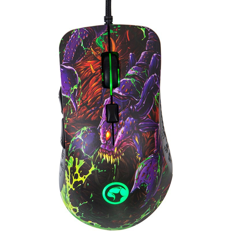 Chuột Chuyên Game Marvo G932 LED tặng kèm Mousepad G20 Đen - Hàng Chính Hãng